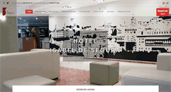 Desktop Screenshot of hotelisabeldesegura.com